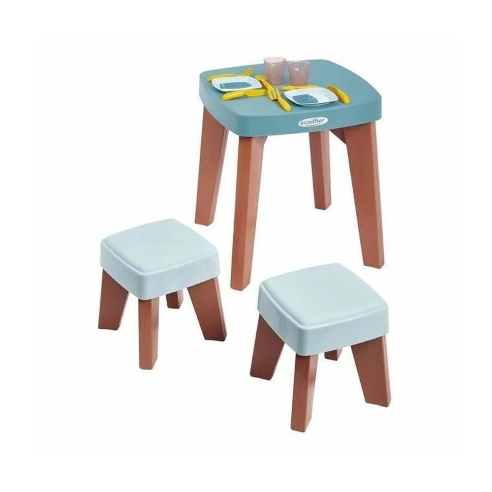 Mesa com bancos (13 peças)