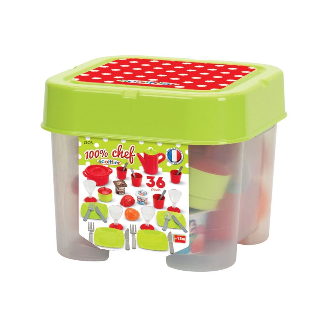 Conjunto de louça Ecoiffier (36 peças)