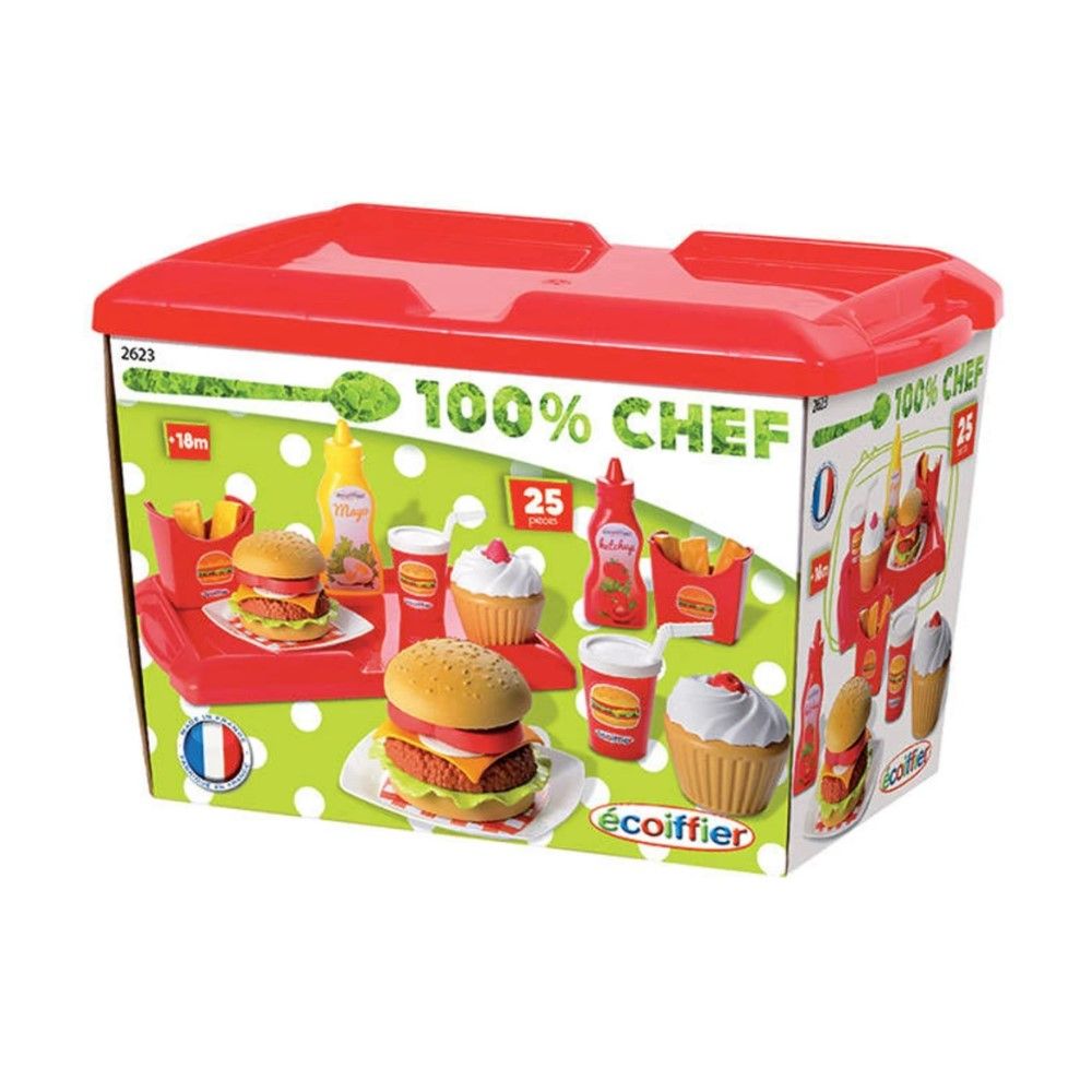Conjunto de Hamburgers (25 peças)