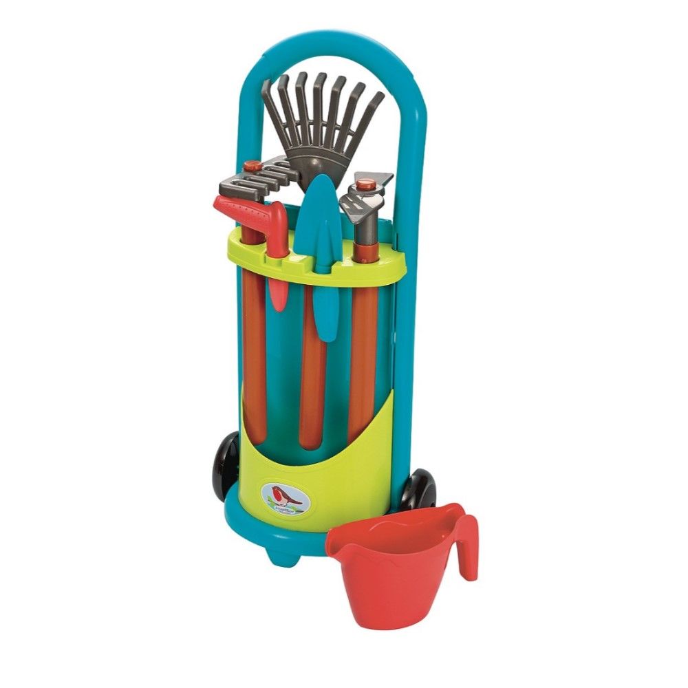 Trolley de jardim com acessórios