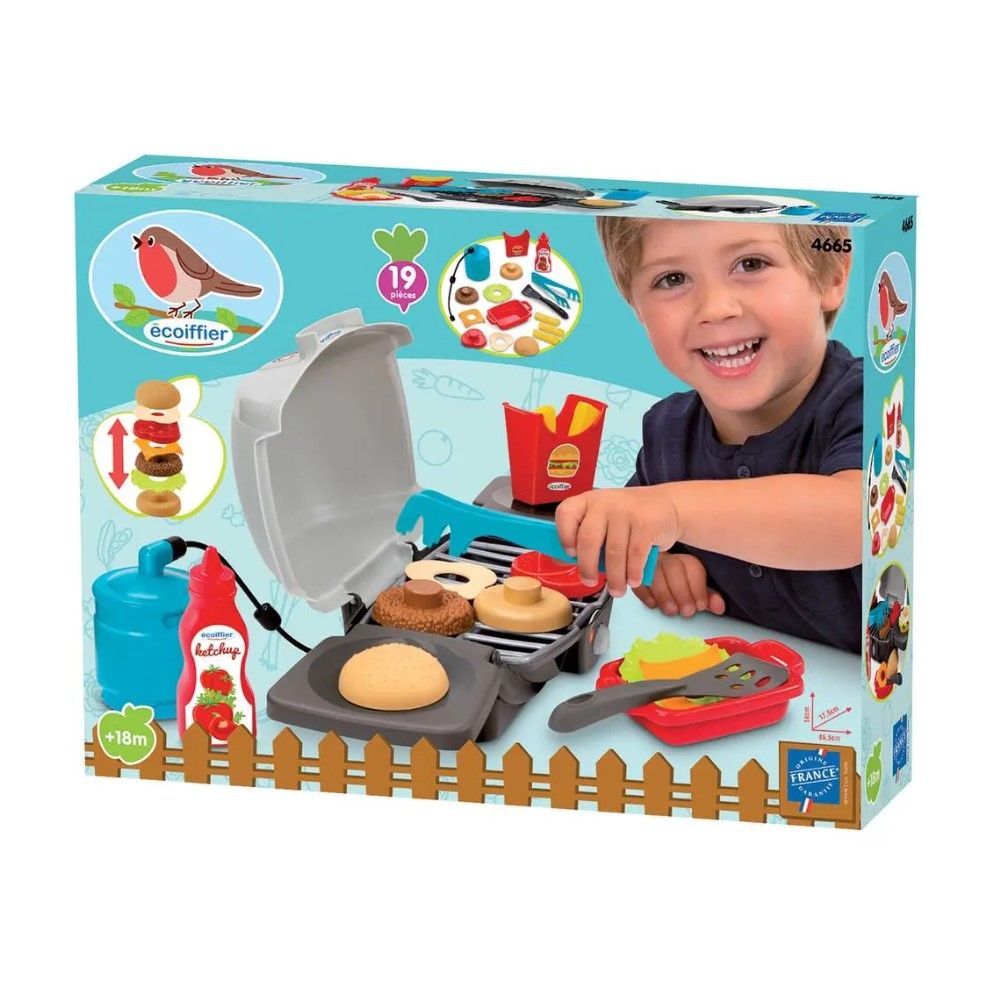 Churrasqueira de mesa (19 peças)