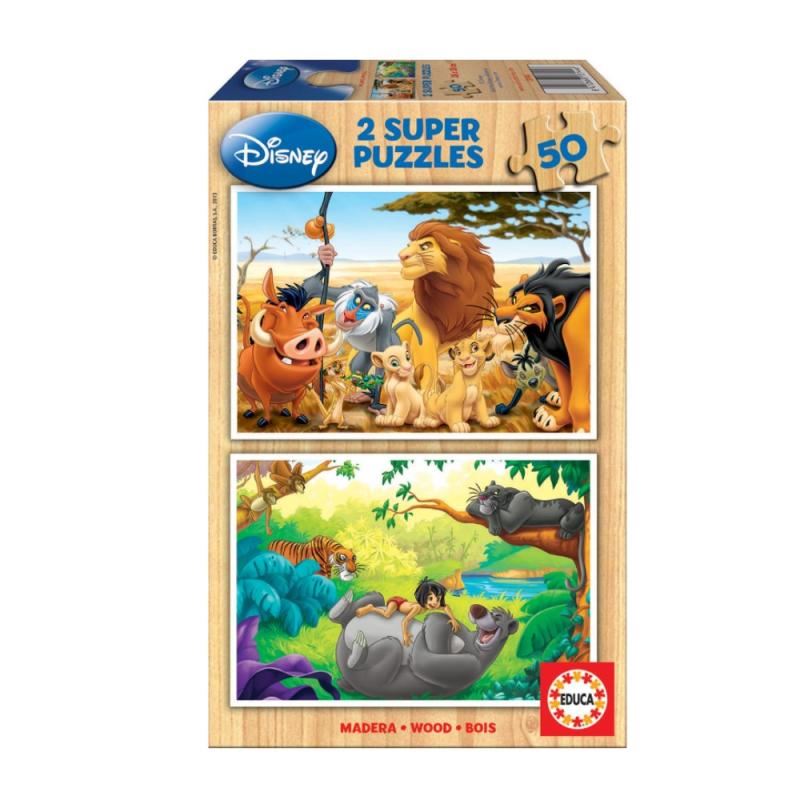 Pzl Madeira 2x50 Animais Disney