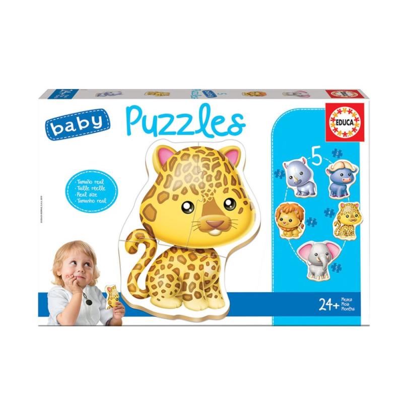 Baby Puzzles - Animais Selvagens