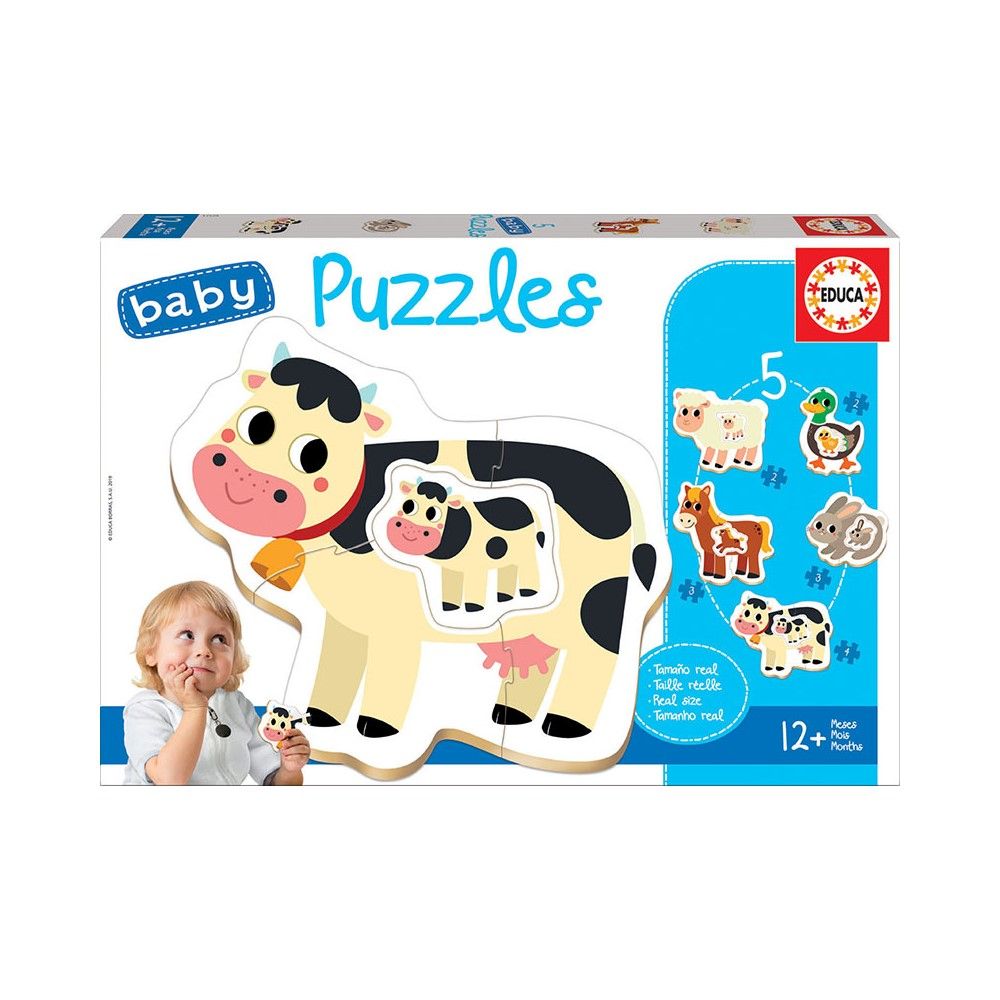 Baby Puzzles - Animais da Quinta