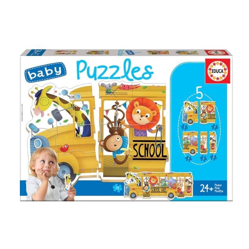 Baby Puzzles - Autocarro dos Animais