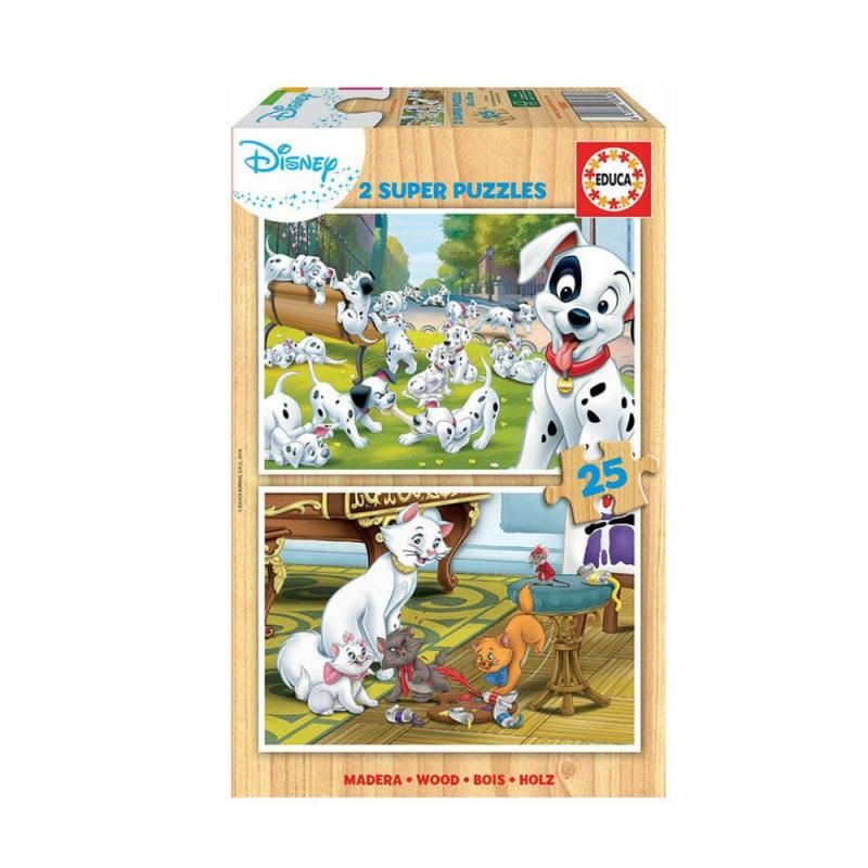 Pzl Madeira 2x25 Animais Disney