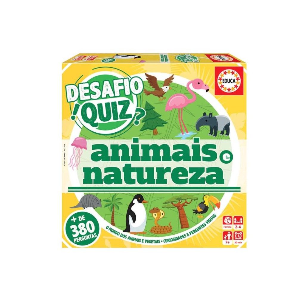 Desafio Quiz, os Animais e a Natureza