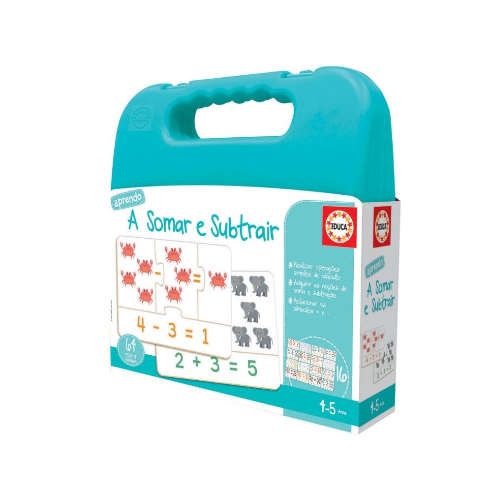 Maleta Aprendo a Somar e Subtrair