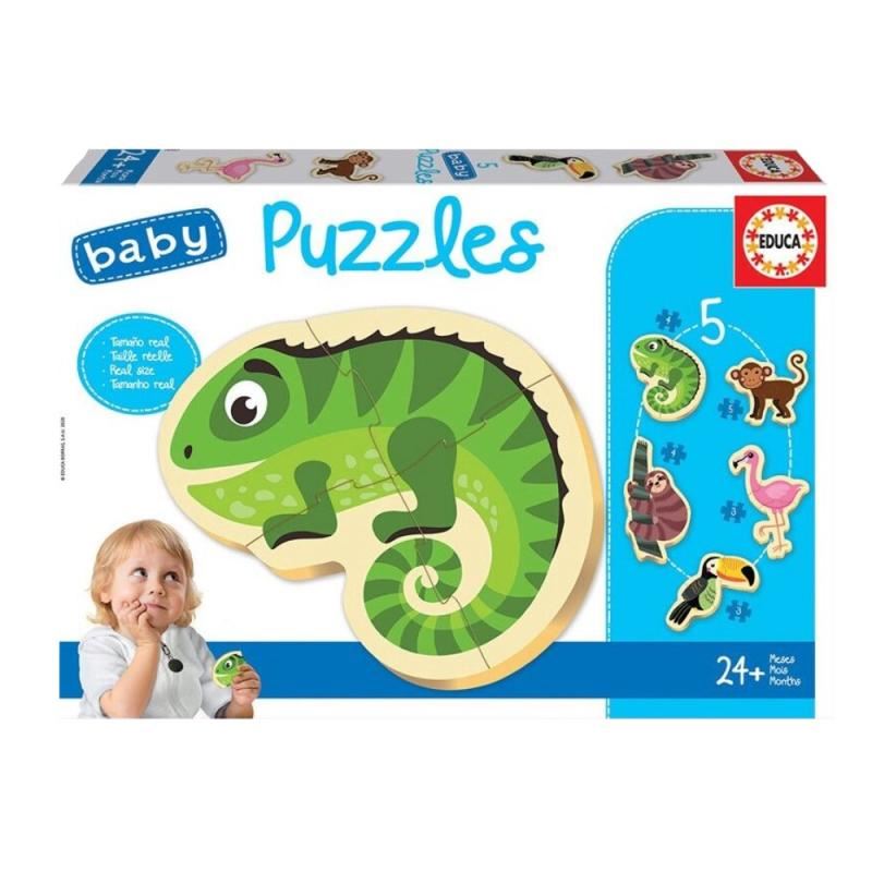 Baby Puzzles - Animais Tropicais