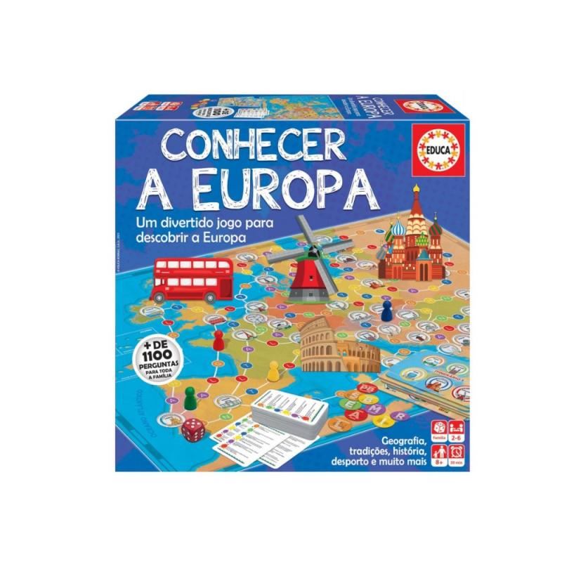 Jogos de Tabuleiro - Conhecer a Europa