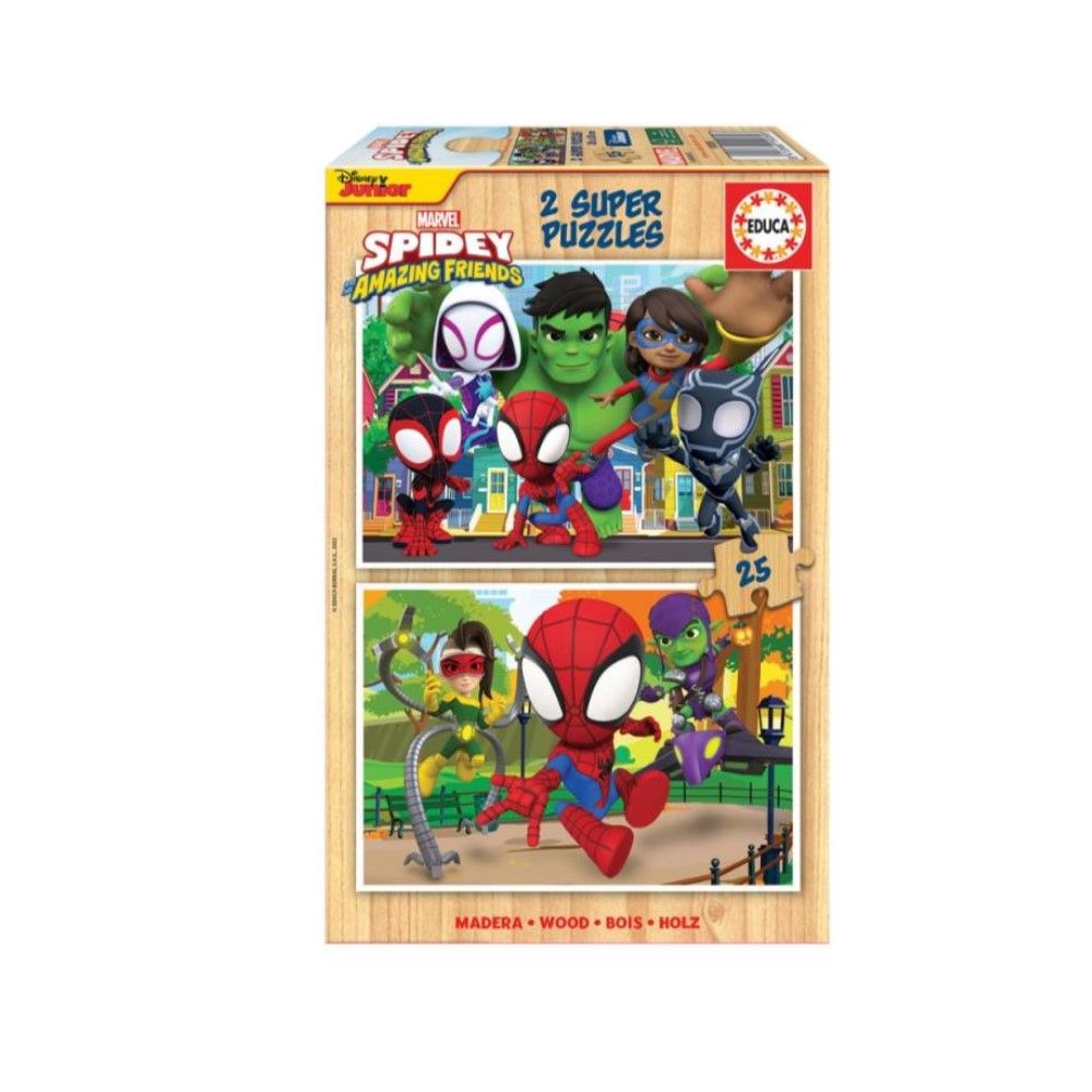 Pzl Madeira 2x25 Spidey e Amigos Fantásticos