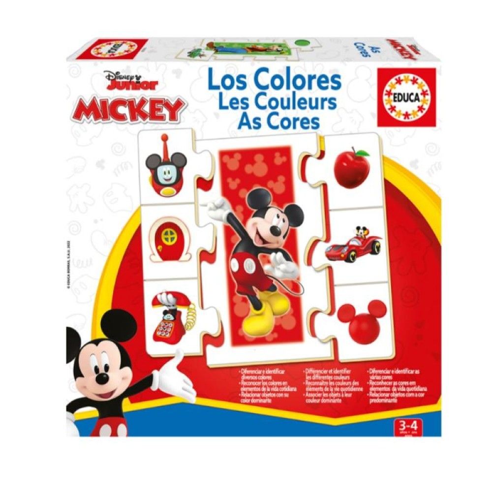 Aprendo as Cores com Mickey e os Amigos
