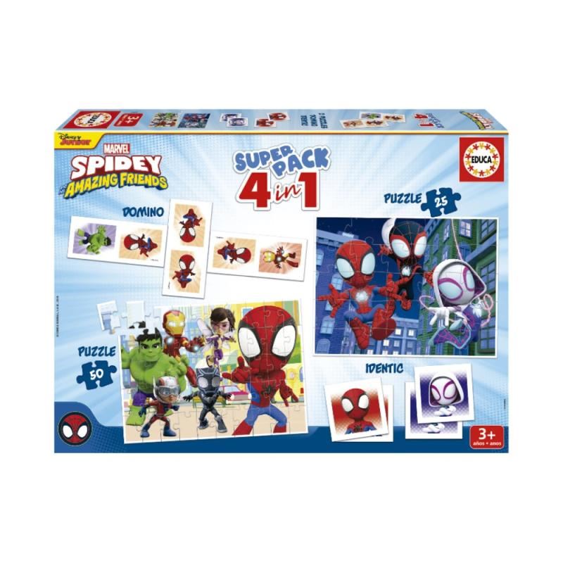 Superpack 4em1 - Spidey e os Amigos Fantásticos