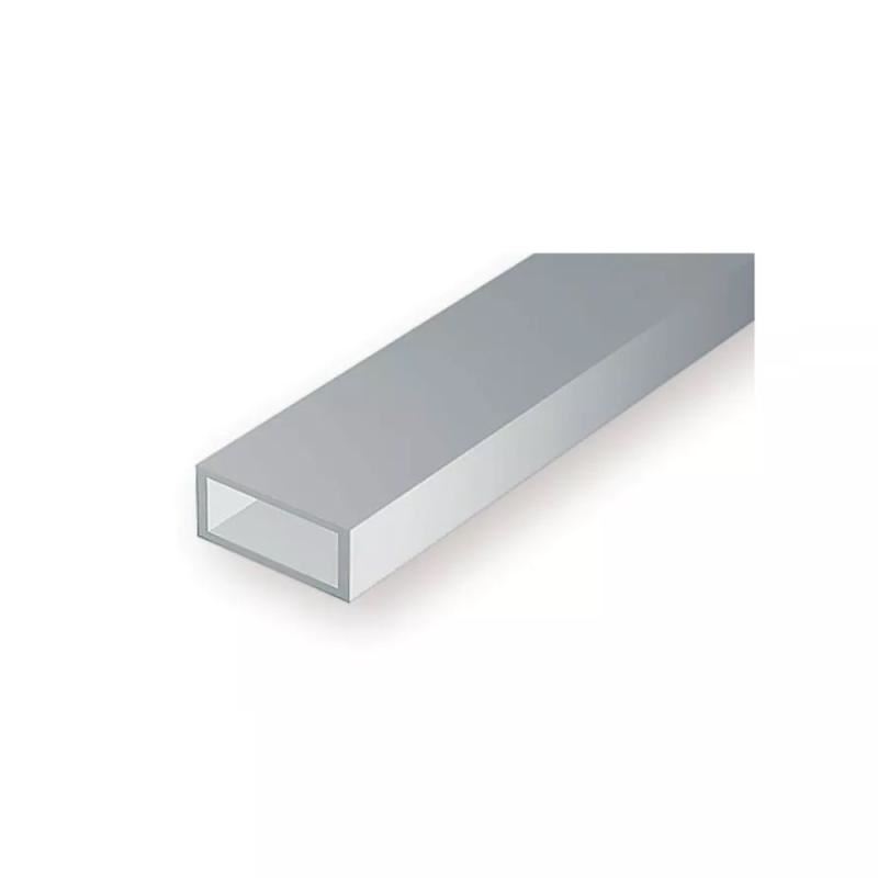 Tira tubular rectangular Poliestireno 4.8x7.9x350mm (2un)