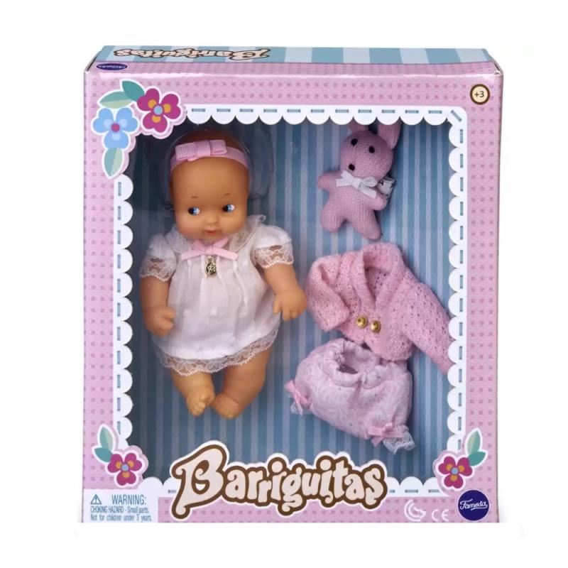 Barriguitas Set de bebé com roupinha cor-de-rosa