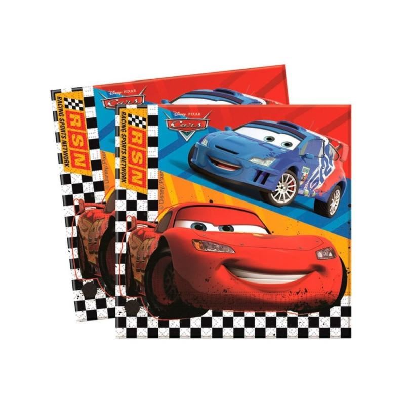 Descartaveis CARS - Guardanapos 33x33 (20un)