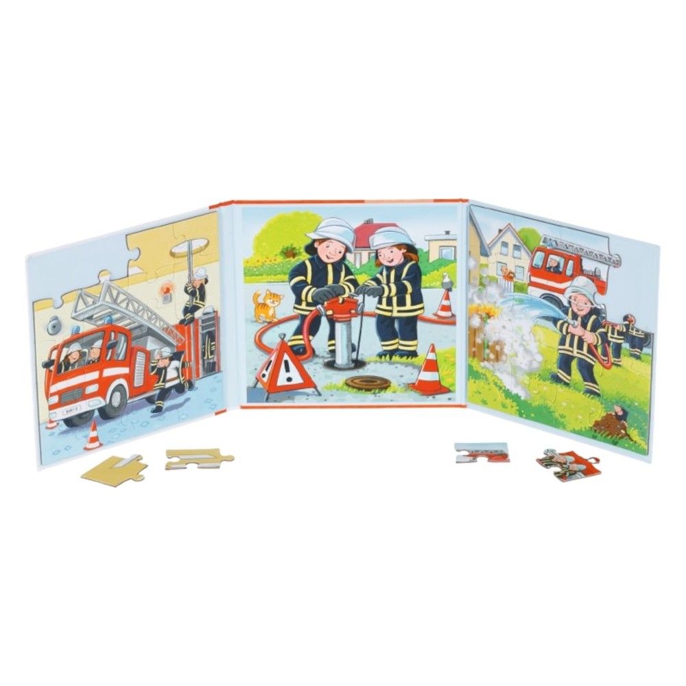 Livro magnético - Pzl Bombeiros (20 peças)