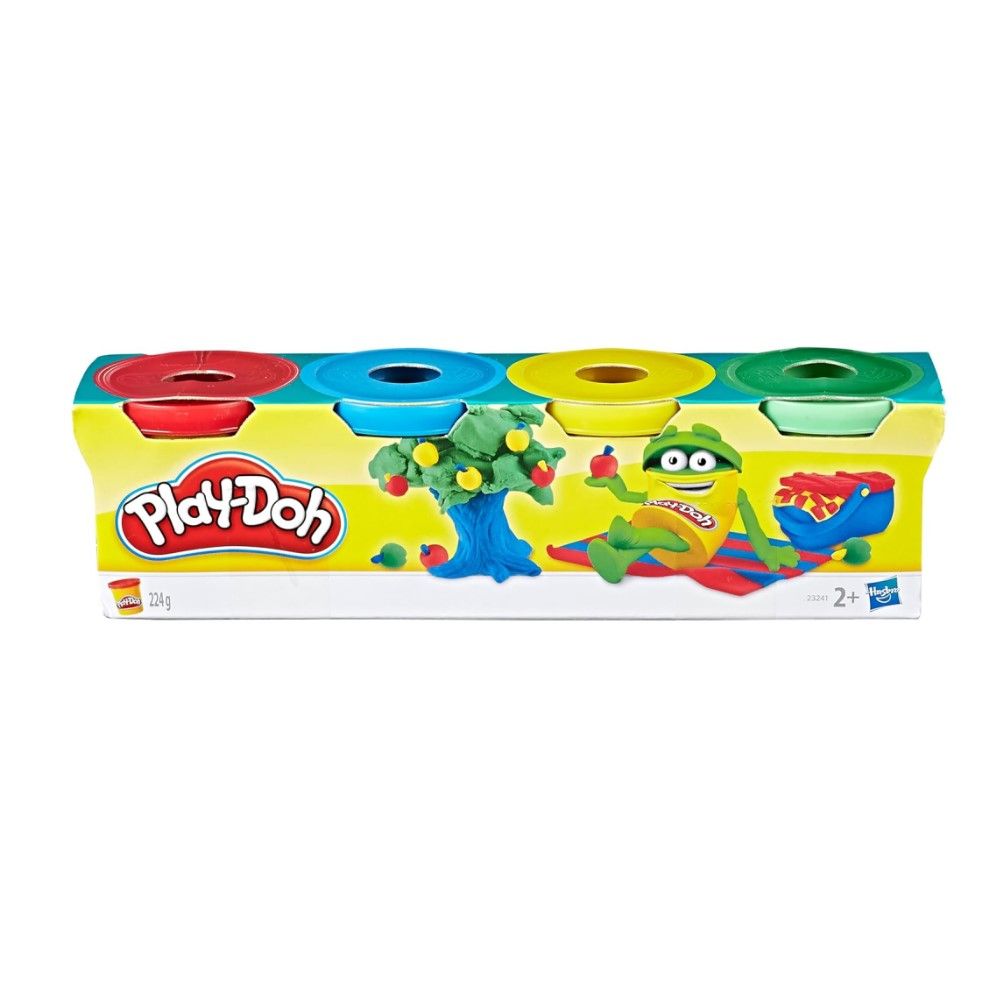 Play-Doh - Pack de 4 Potes (224gr)