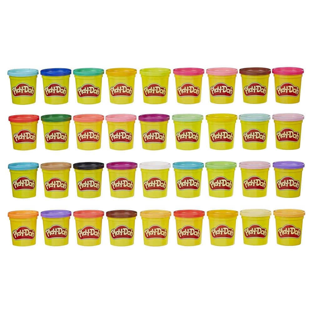 Play-Doh - Pack de 4 Potes (448gr)