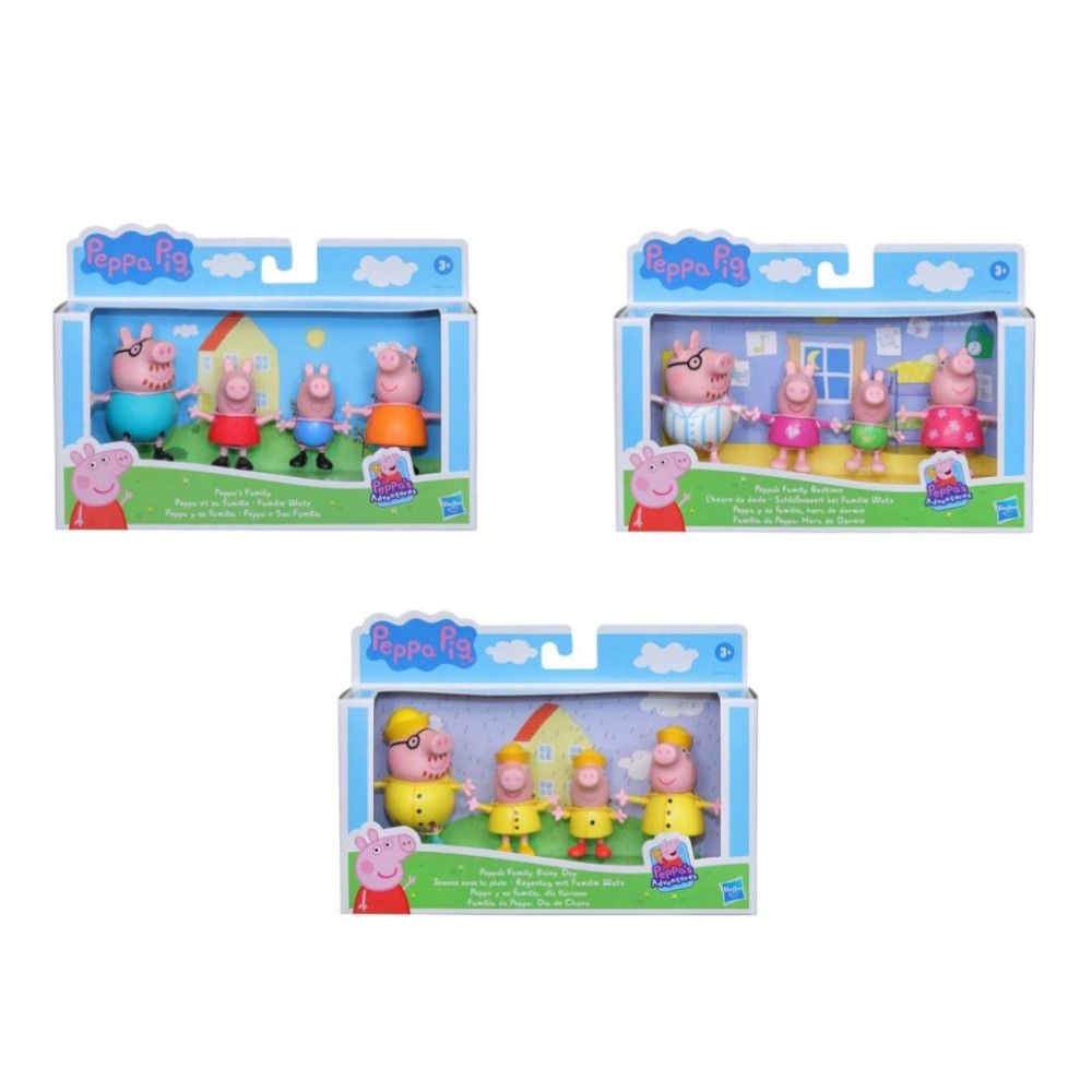 Peppa Pig - Família da Peppa (pack sortido de 4 figuras)