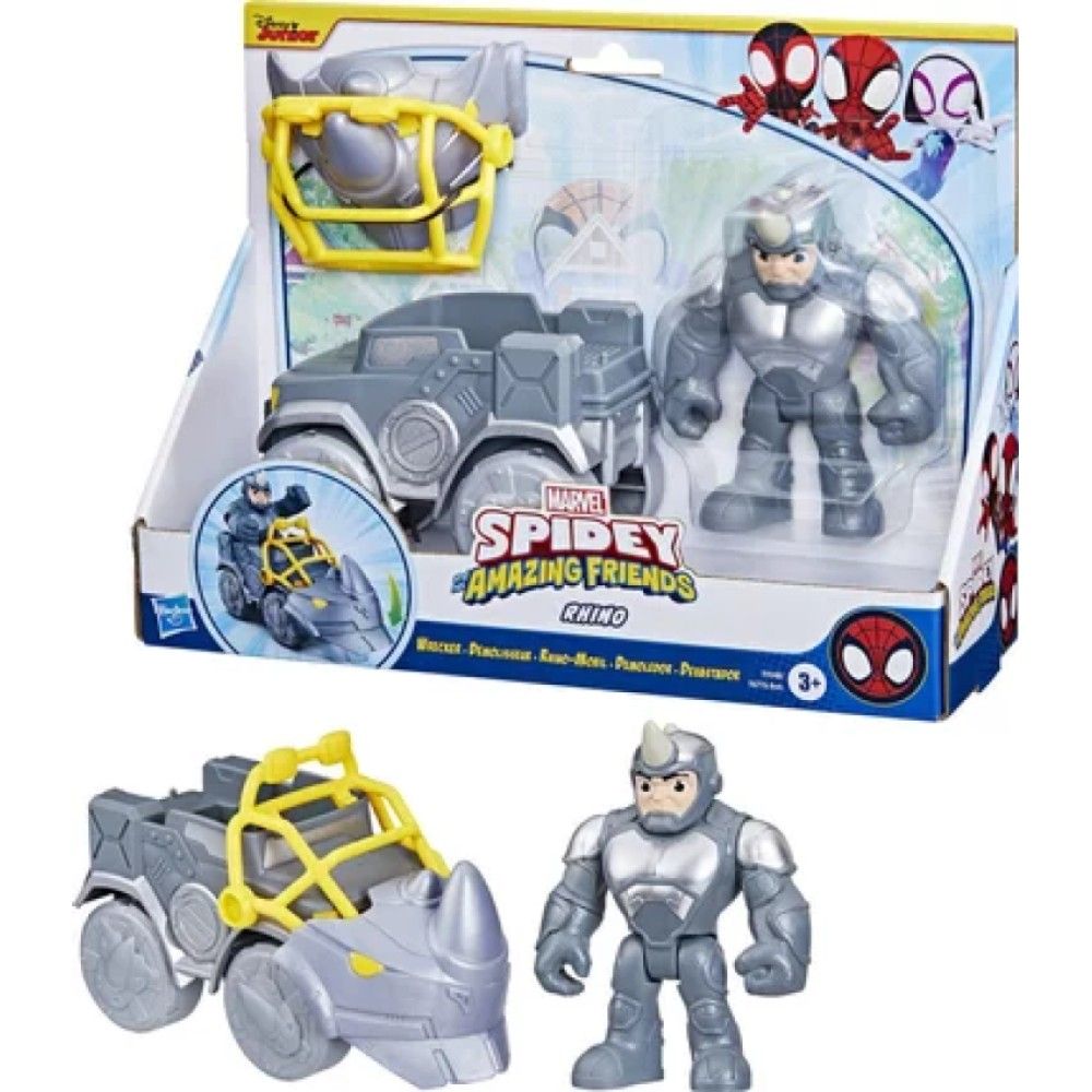 Spidey - Sortido de veículos com figura e acessórios