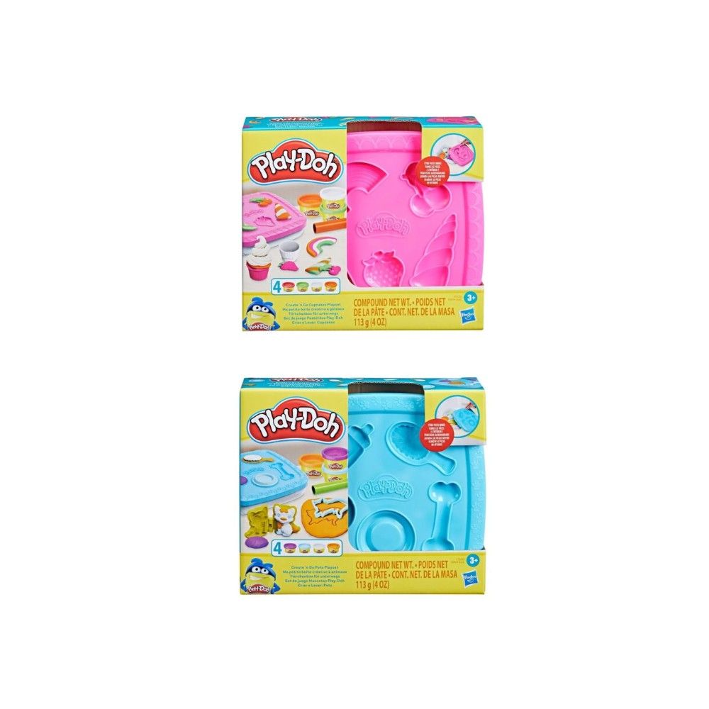 Play-Doh - Sortido de variadas formas (Animais e cupcakes)