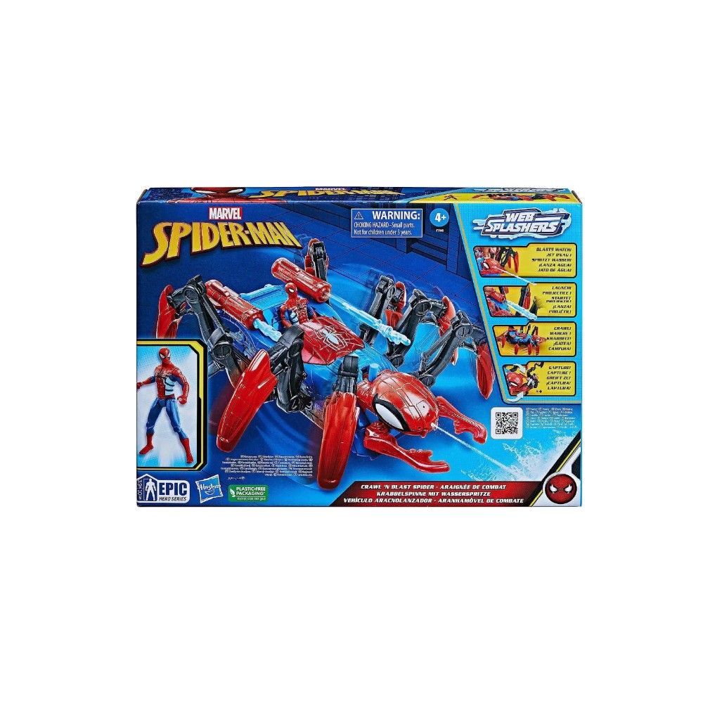 Spider-Man - Aranhamóvel de combate c/ Figura de 10 cm
