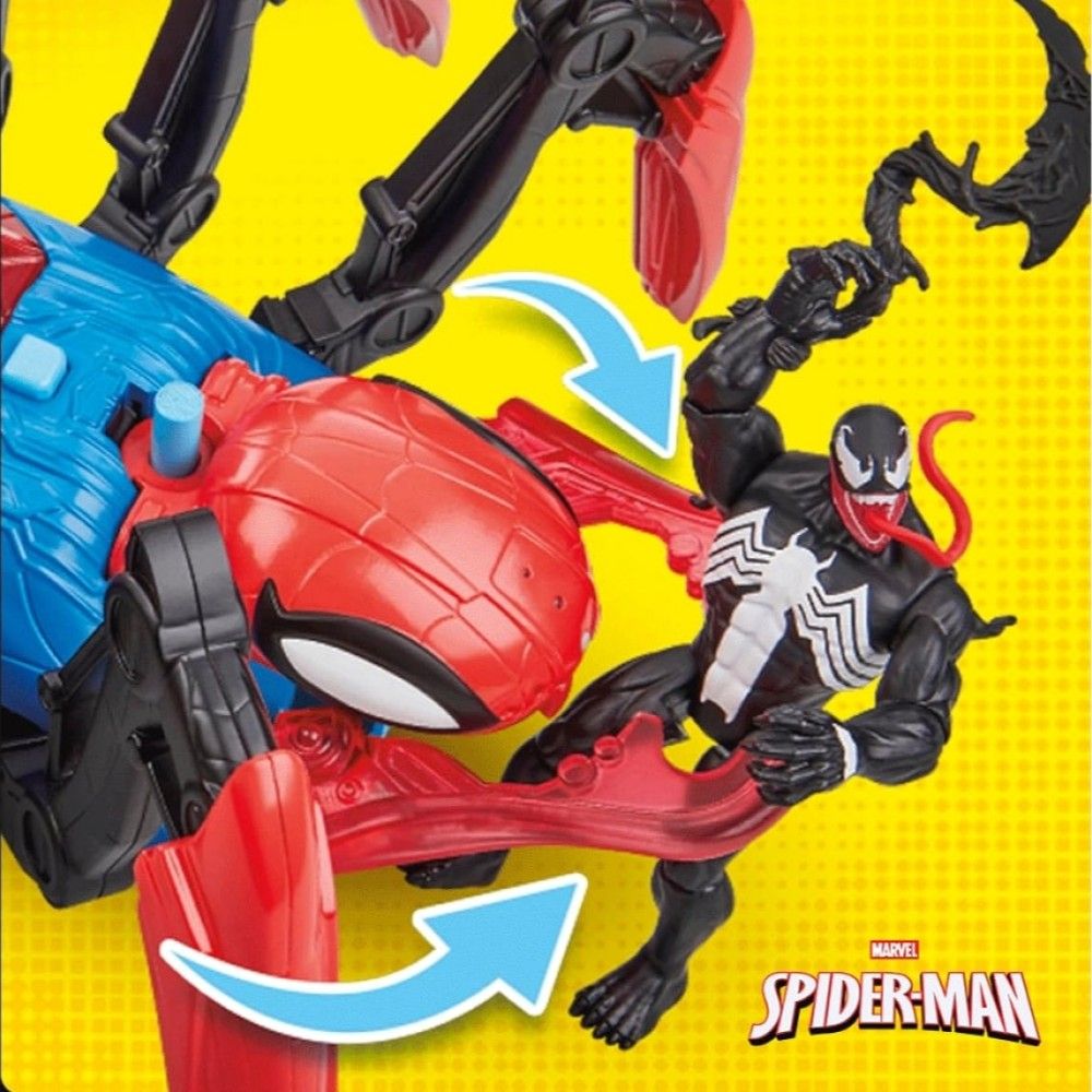 Spider-Man - Aranhamóvel de combate c/ Figura de 10 cm