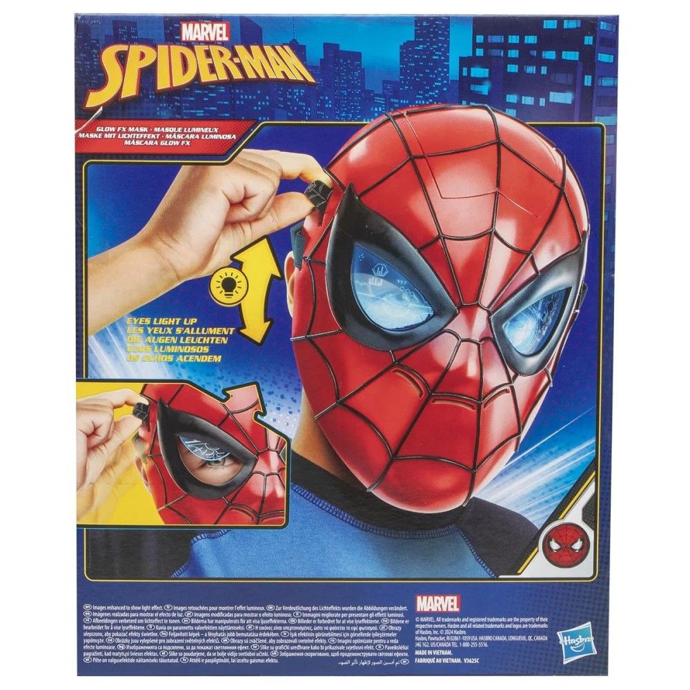 Spider-Man - Máscara luminosa do Spider-Man