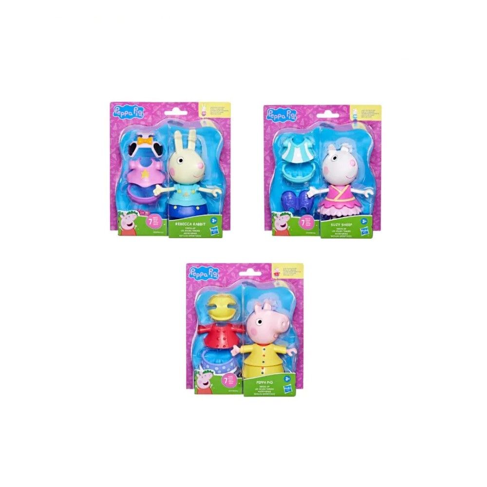 Peppa Pig - Estilos divertidos (vários modelos e amigos)