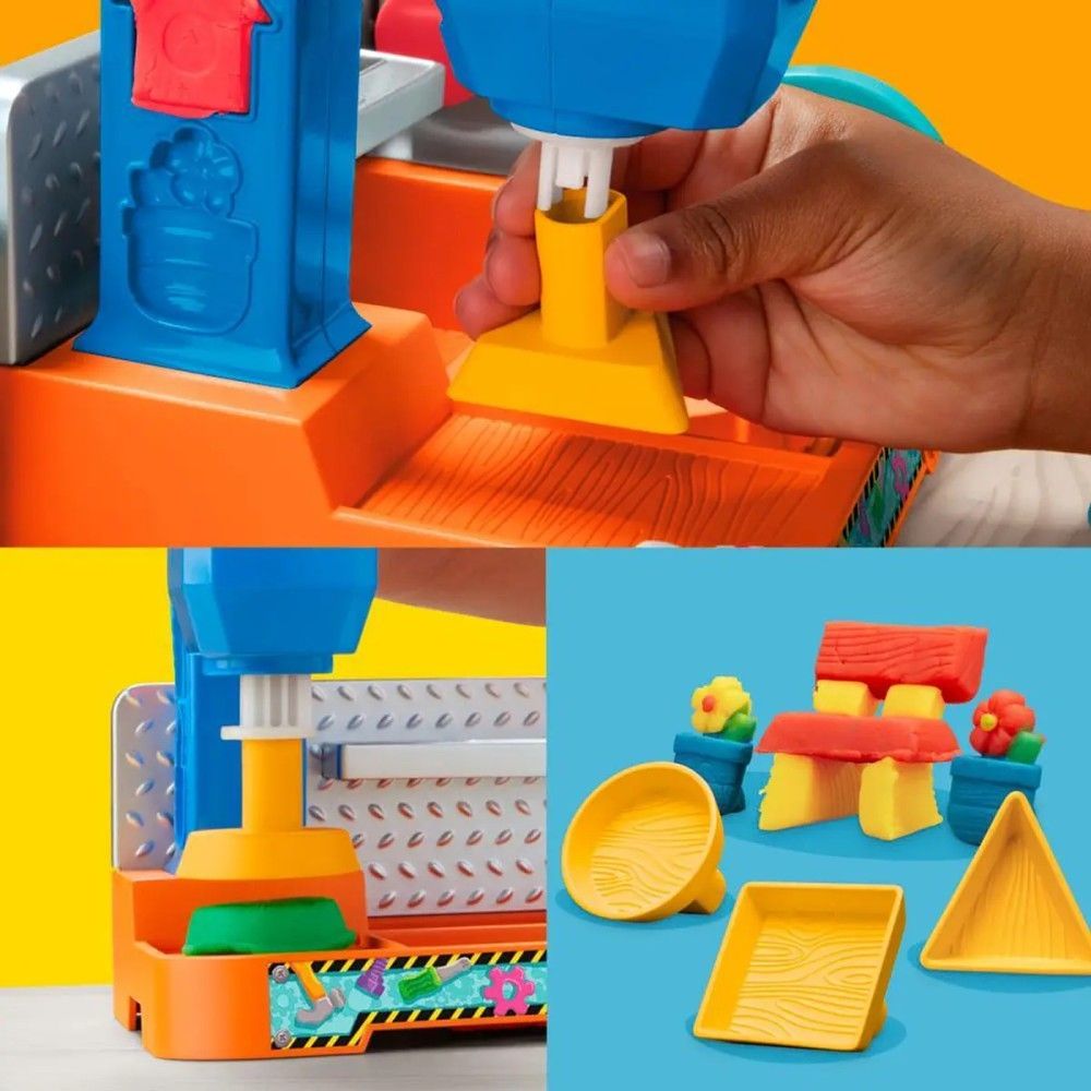 Play-Doh - Mesa de Ferramentas colorida