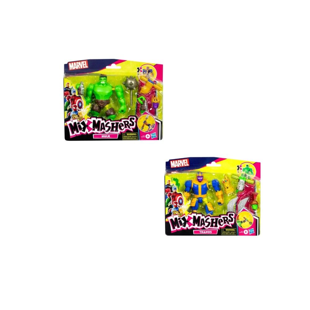 Avengers - Sortido de Figuras Deluxe MixMashers de 12cm