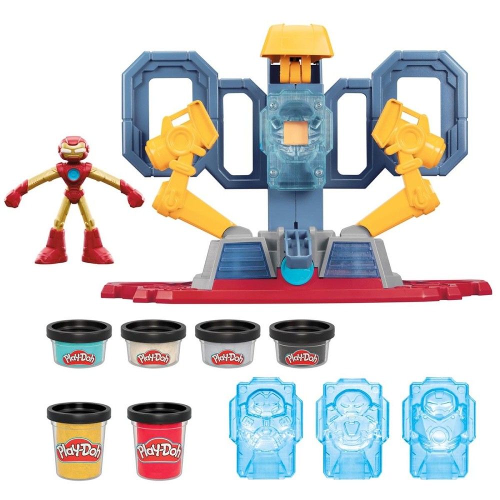 Play-Doh - Laboratório de armaduras do Homem de Ferro