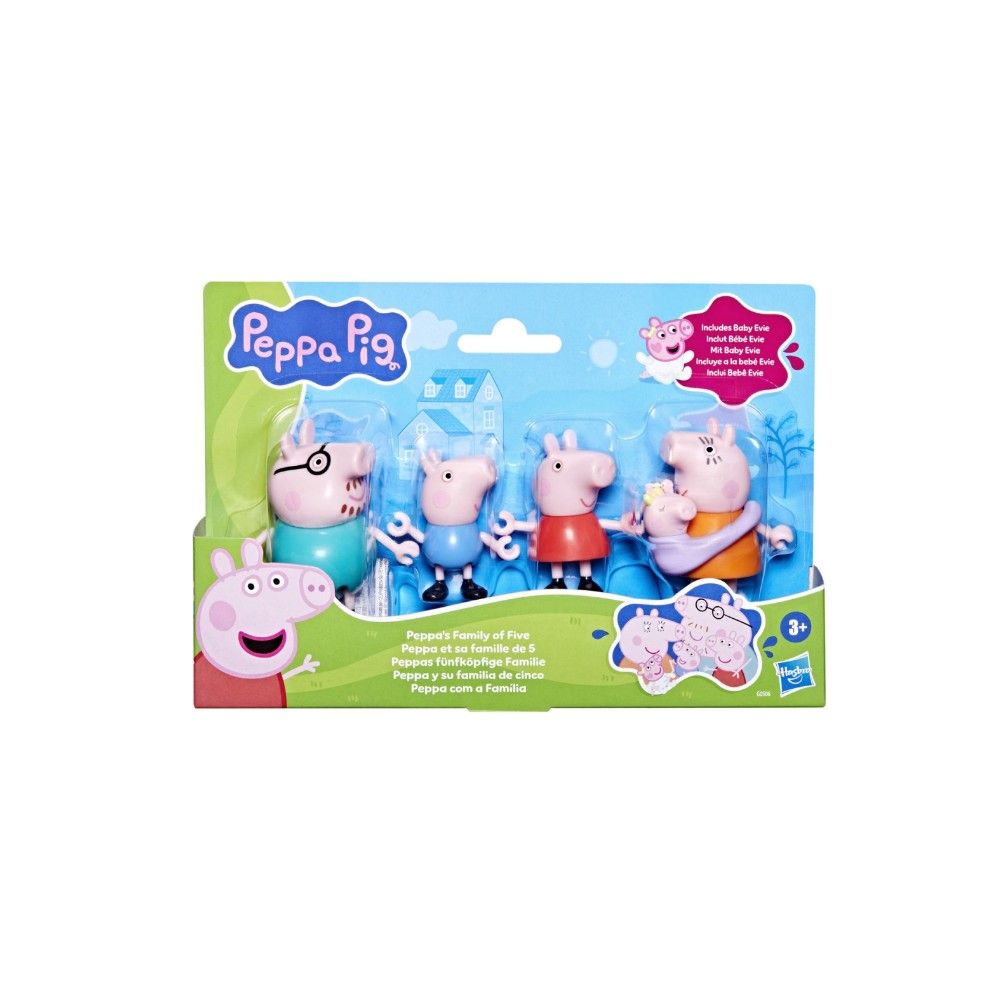 Peppa Pig - Família da Peppa (pack de 5 figuras)