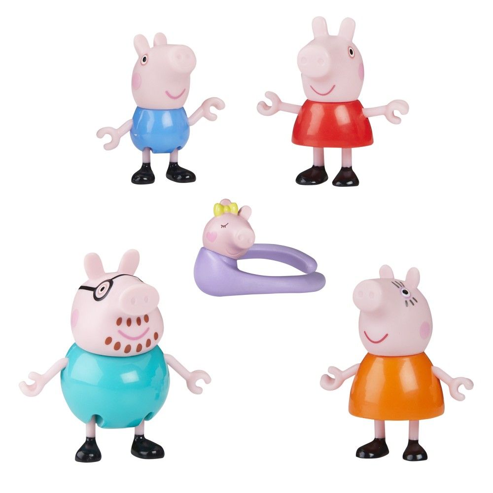Peppa Pig - Família da Peppa (pack de 5 figuras)