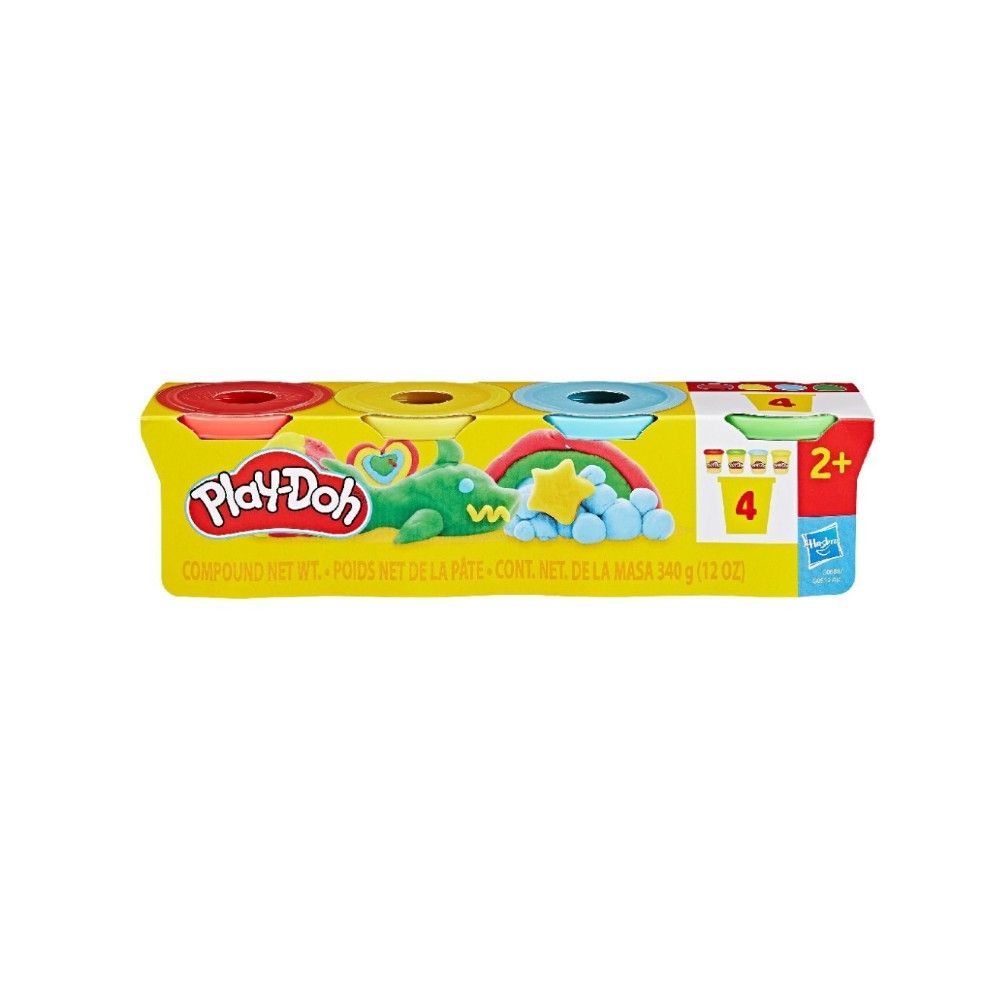 Play-Doh - Pack de 4 Potes (85 gr)