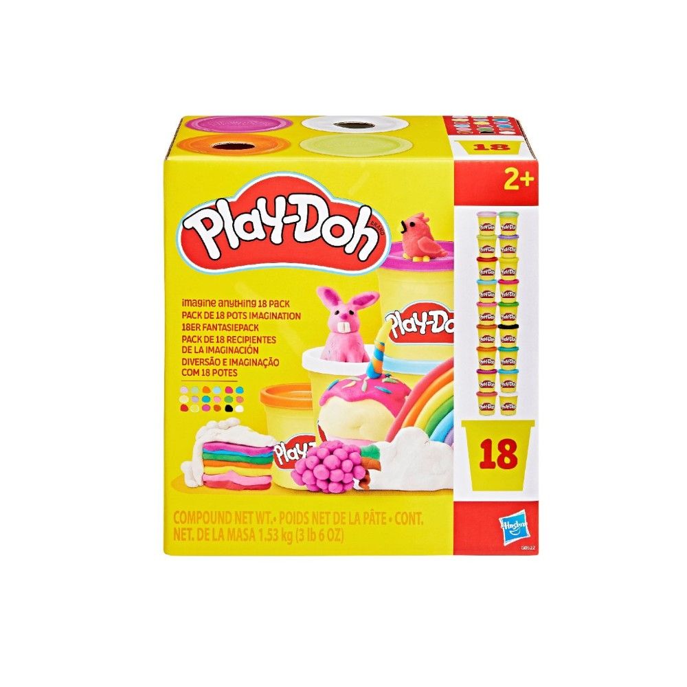 Play-Doh - Pack de 18 Potes (85 gr)