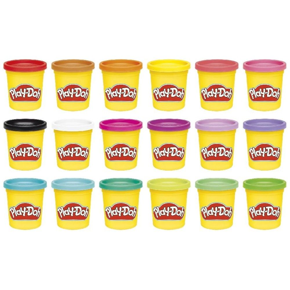 Play-Doh - Pack de 18 Potes (85 gr)