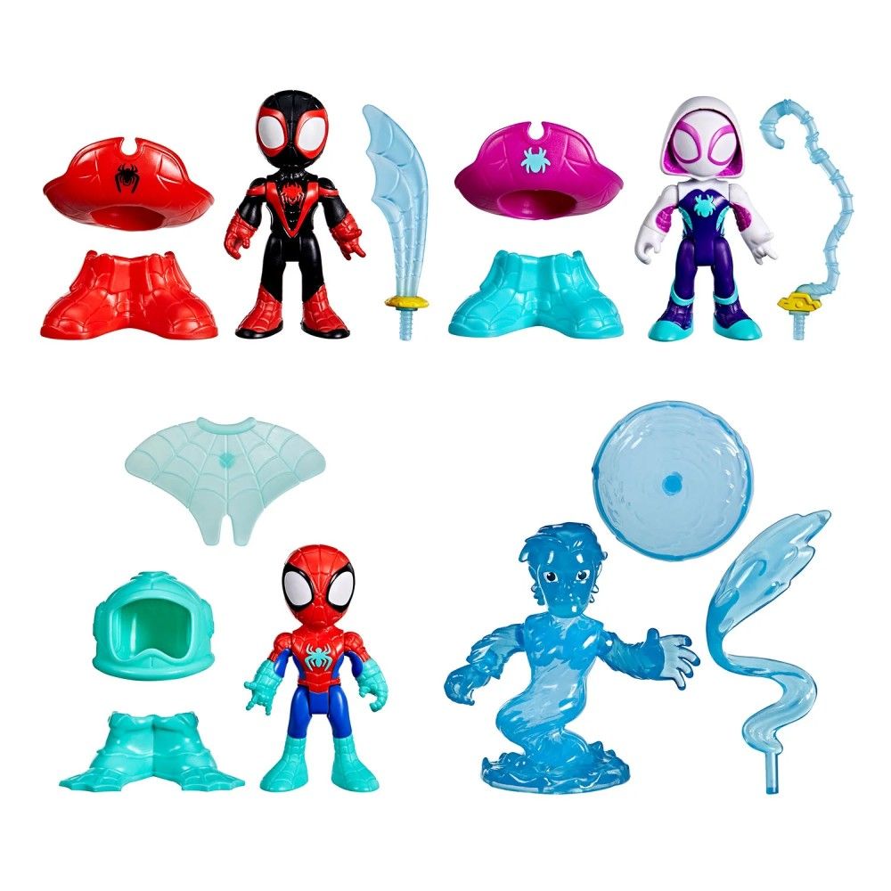 Spidey - Sortido de 2 Pack de figuras c/ acessórios