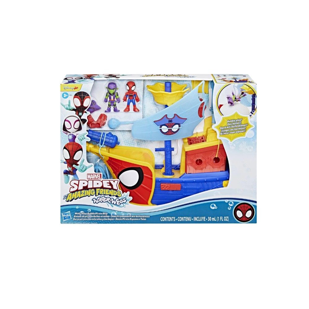 Spidey - Navio pirata espuma e teias