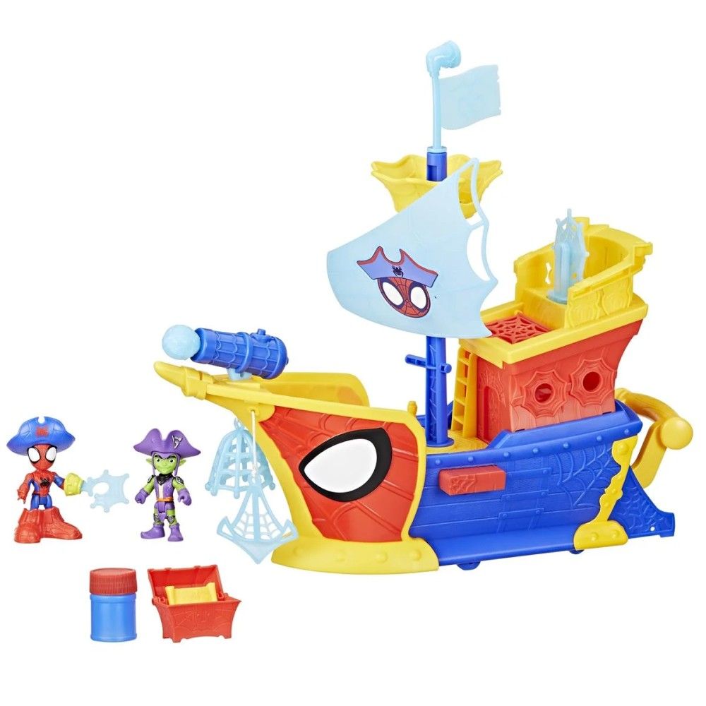Spidey - Navio pirata espuma e teias