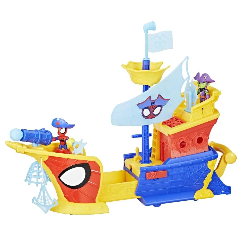 Spidey - Navio pirata espuma e teias
