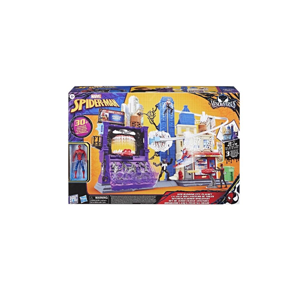 Spider-Man - Playset Lança teias na cidade