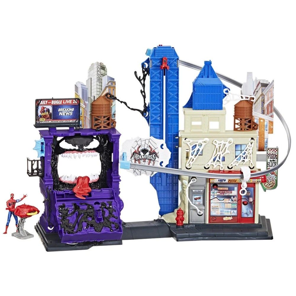 Spider-Man - Playset Lança teias na cidade