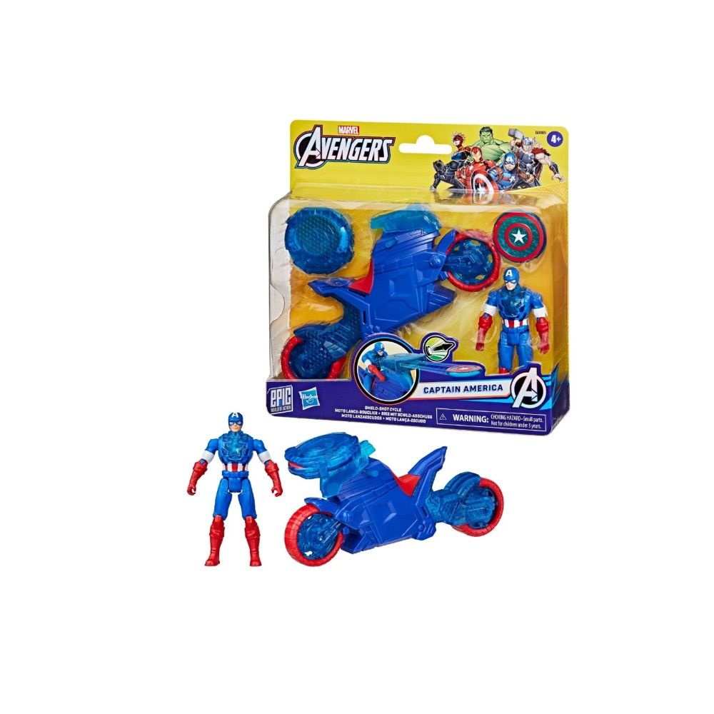 Avengers - Mota do Capitão América comFigura de 10cm