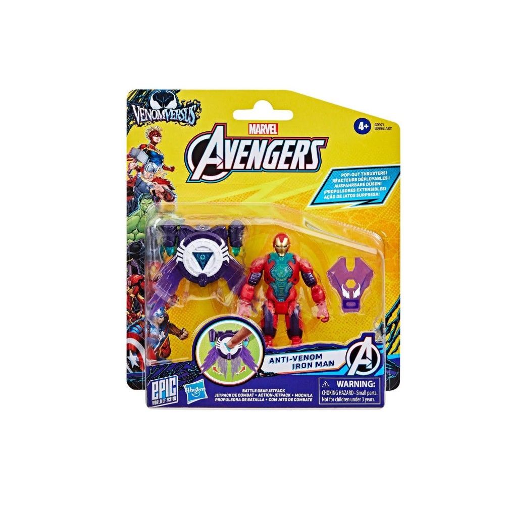 Avengers - Venom Versus Epic World of Action Anti-Venom Iron Man