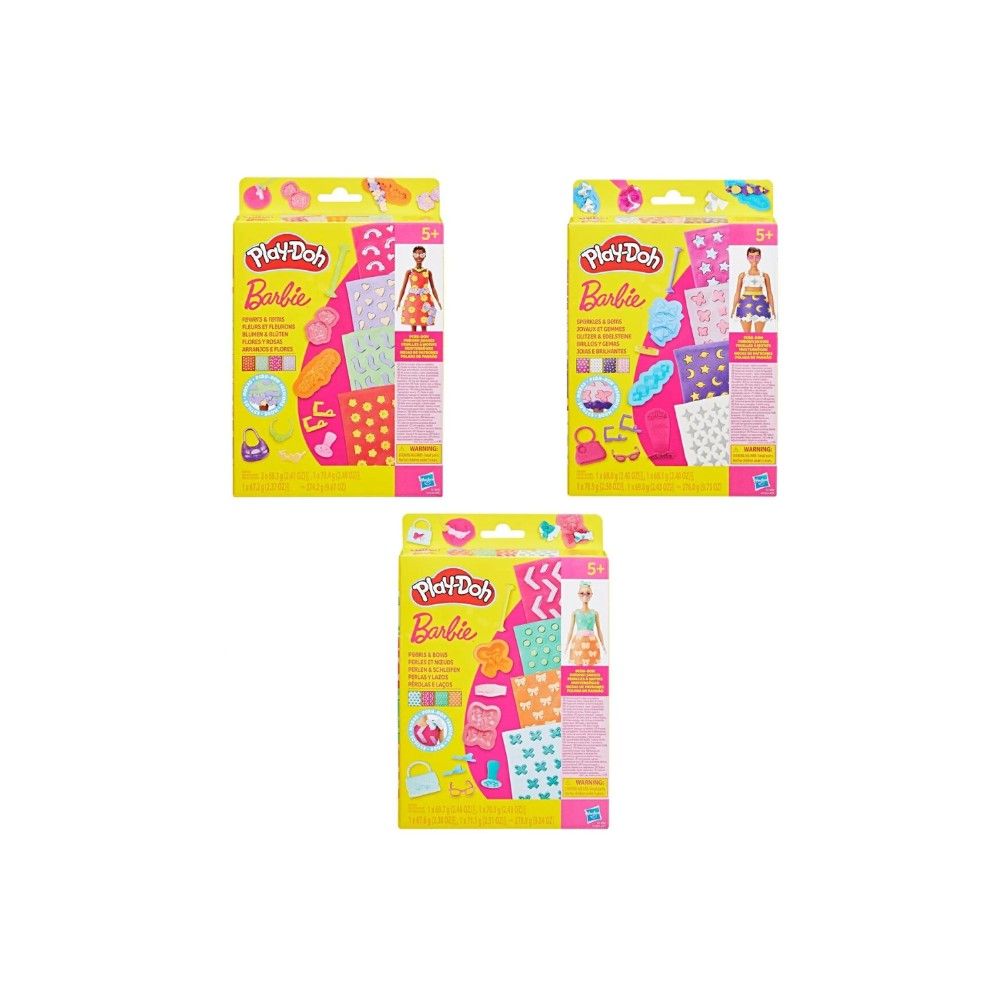Play-Doh -  Sortido de moldes e padrões da Barbie