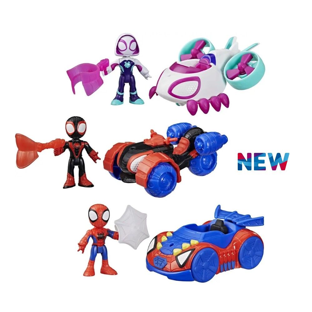 Spidey - Personagens com veículos