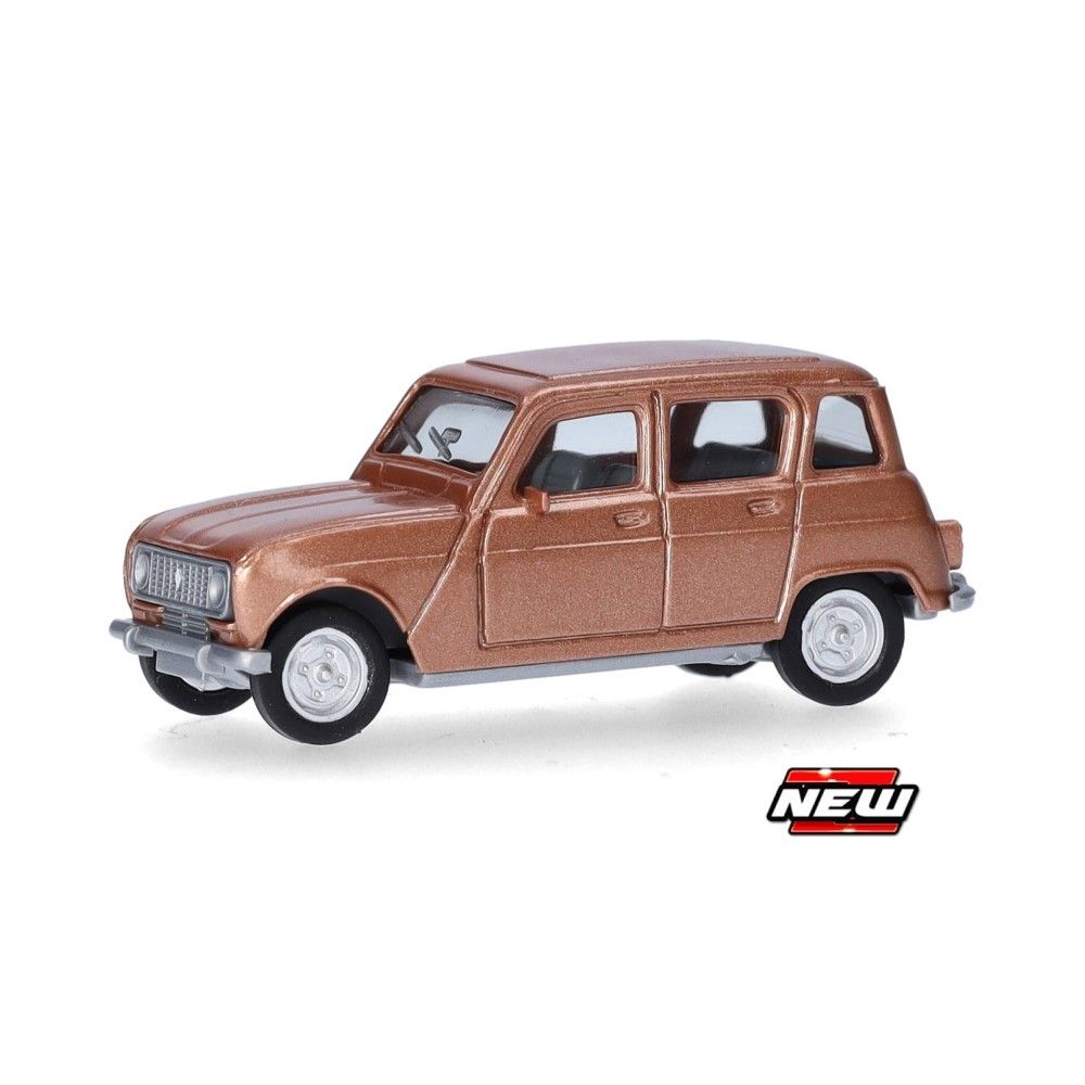1/87 - Renault 4L, castanho