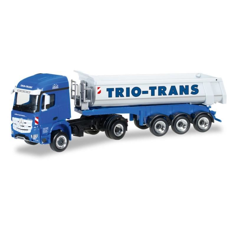 1/87 - Semi-reboque Mercedes-Benz Arocs - Trio-Trans